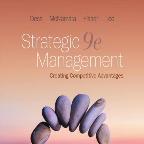 Strategic Management Creating Competitive Advantages 9th Edition
