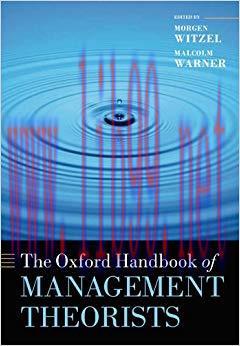 (PDF)The Oxford Handbook of Management Theorists (Oxford Handbooks) 1st Edition