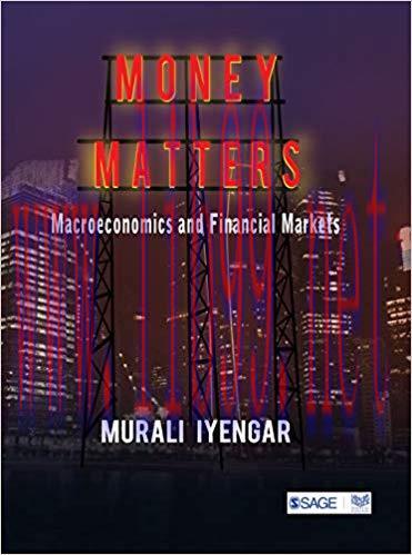 (PDF)Money Matters: Macroeconomics and Financial Markets (Response Books) 1st Edition