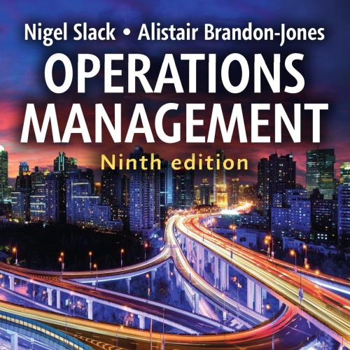 Operations Management 9th Edition