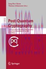 [PDF]Post-Quantum Cryptography: 13th International Workshop, PQCrypto 2022, Virtual Event, Sept...