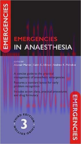 [AME]Emergencies in Anaesthesia 3rd Edition (Original PDF)