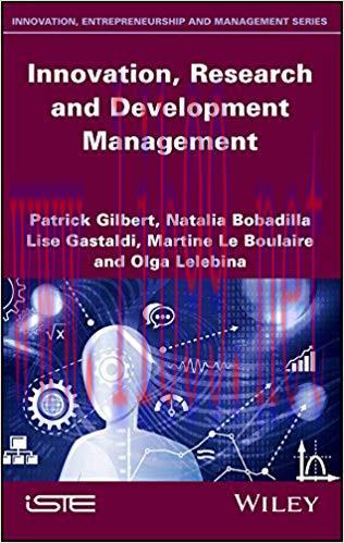 (PDF)Innovation, Research and Development Management (Innovation, Entrepreneurship and Manageme...
