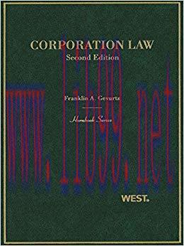 (PDF)Gevurtz&rsquo;s Corporation Law, 2d (Hornbook Series) 2nd Edition