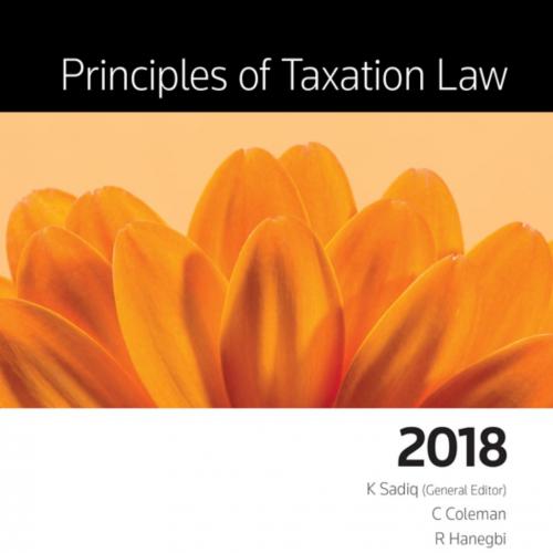 Principles of Taxation Law 2018 - Kerrie Sadiq; Cynthia Coleman; Rami Hanegbi