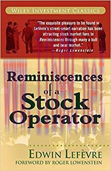 (PDF)Reminiscences of a Stock Operator