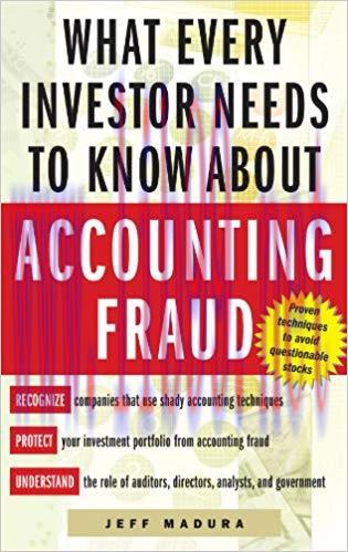 (PDF)What Every Investor Needs to Know About Accounting Fraud 1st Edition