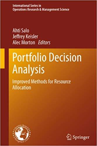 (PDF)Portfolio Decision Analysis Improved Methods for Resource Allocation (International Series...