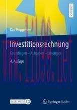 [PDF]Investitionsrechnung: Grundlagen &ndash; Aufgaben &ndash; L&ouml;sungen