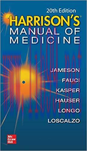[AME]Harrison's Manual of Medicine, 20th Edition (EPUB)