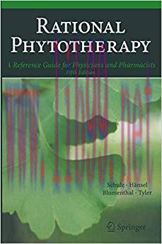 (PDF)Rational Phytotherapy: A Reference Guide for Physicians and Pharmacists 5th Edition