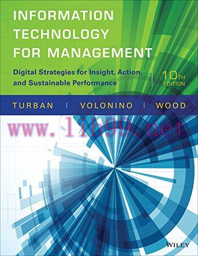 [FOX-Ebook]Information Technology for Management, 10th Edition