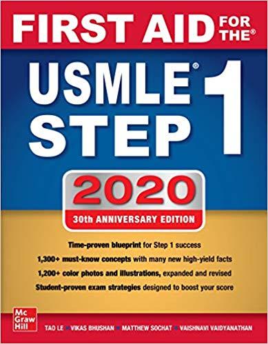 First Aid for the USMLE Step 1 2020, 30th Edition