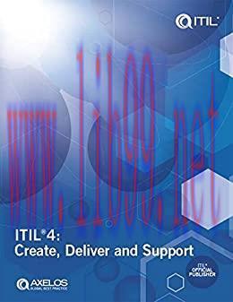 (PDF)ITIL&reg;4: Create, Deliver and Support