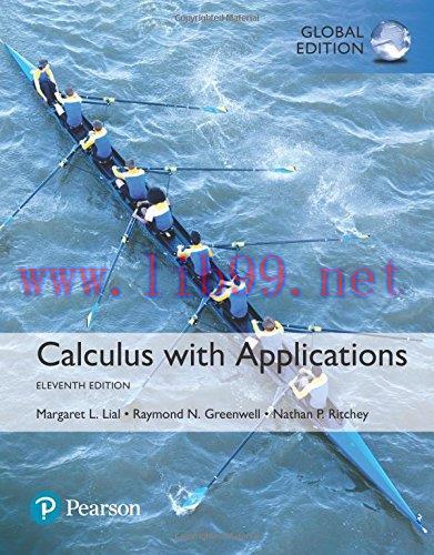 [FOX-Ebook]Calculus with Applications, 11th Global Edition