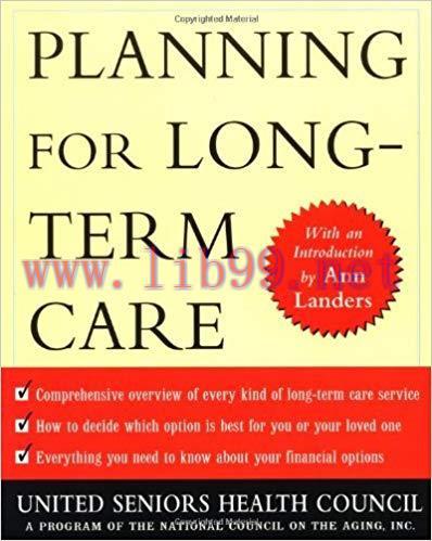 (PDF)Planning for Long Term Care 1st Edition