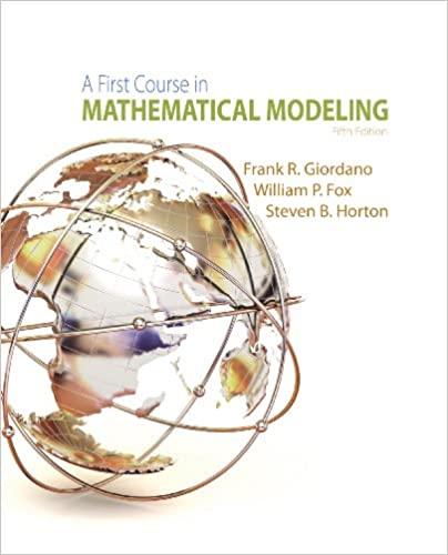 (PDF)A First Course in Mathematical Modeling 5th Edition
