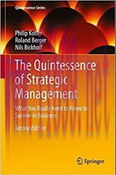 (PDF)The Quintessence of Strategic Management: What You Really Need to Know to Survive in Busin...