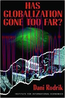 Has Globalization Gone Too Far? (Institute for International Economics)