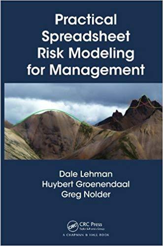 (PDF)Practical Spreadsheet Risk Modeling for Management 1st Edition