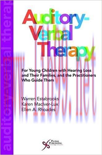 [PDF]Auditory-Verbal Therapy For Young Children with Hearing Loss and Their Families, and the P...