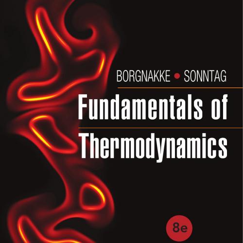 Fundamentals of Thermodynamics,8th Edition
