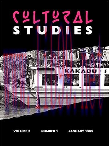 Cultural Studies: Volume 3, Issue 1 1st Edition,