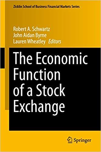 (PDF)The Economic Function of a Stock Exchange (Zicklin School of Business Financial Markets Se...