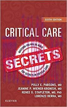 (PDF)Critical Care Secrets E-Book 6th Edition