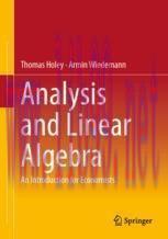 [PDF]Analysis and Linear Algebra: An Introduction for Economists