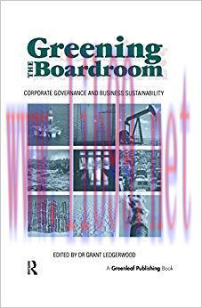 (PDF)Greening the Boardroom: Corporate Governance and Business Sustainability 1st Edition