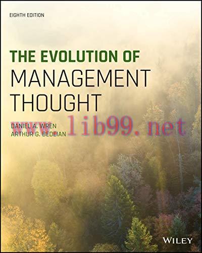 [PDF]The Evolution of Management Thought, 8th Edition
