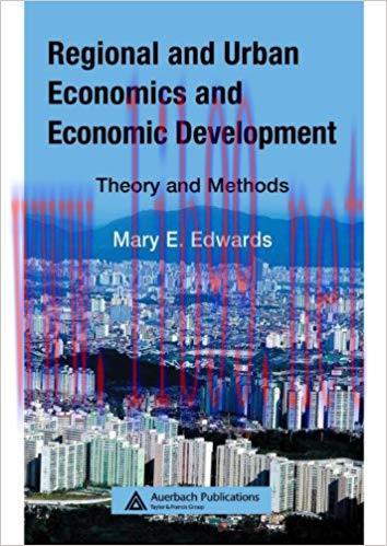 (PDF)Regional and Urban Economics and Economic Development: Theory and Methods 1st Edition