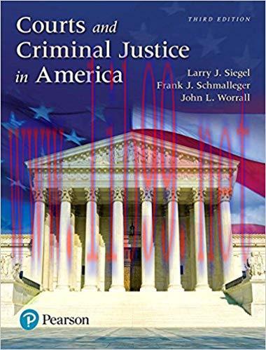 [PDF]Courts and Criminal Justice in America 3rd Edition