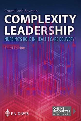 [AME]Complexity Leadership: Nursing's Role in Health Care Delivery, 3rd Edition (Original PDF)