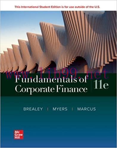 [PDF]ISE EBook Fundamentals of Corporate Finance 11th Edition [Richard A. Brealey]