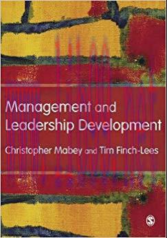 (PDF)Management and Leadership Development 1st Edition