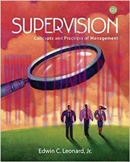 (PDF)Supervision: Concepts and Practices of Management 12th Edition