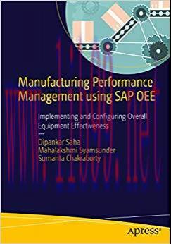 (PDF)Manufacturing Performance Management using SAP OEE: Implementing and Configuring Overall E...