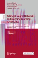[PDF]Artificial Neural Networks and Machine Learning – ICANN 2023: 32nd International Conferenc...