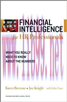 Financial Intelligence for HR Professionals: What You Really Need to Know About the Numbers