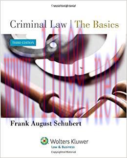 (PDF)Criminal Law: The Basics 3e (Aspen College)