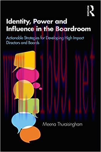 (PDF)Identity, Power and Influence in the Boardroom: Actionable Strategies for Developing High ...