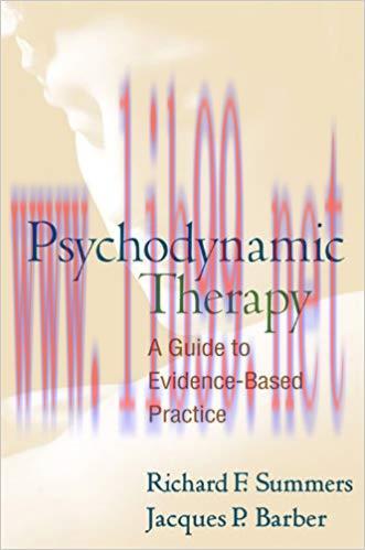 (PDF)Psychodynamic Therapy: A Guide to Evidence-Based Practice Reprint Edition