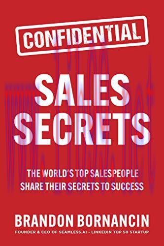 [FOX-Ebook]Sales Secrets: The World's Top Salespeople Share Their Secrets to Success