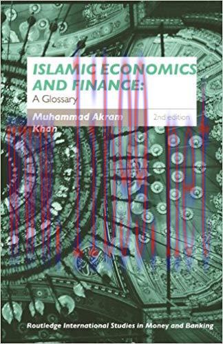 (PDF)Islamic Economics and Finance: A Glossary (Routledge International Studies in Money and Ba...