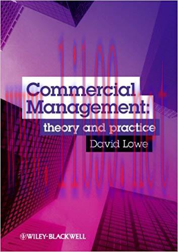 (PDF)Commercial Management: Theory and Practice 1st Edition