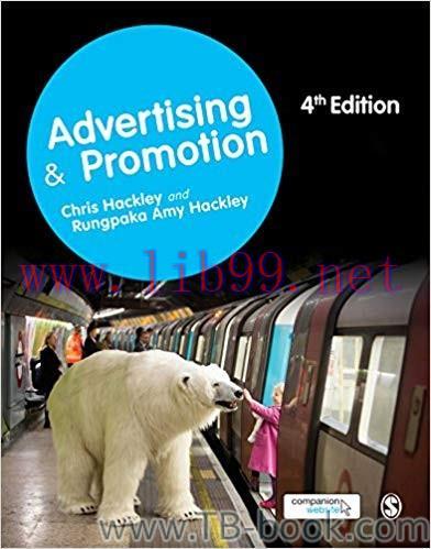 Advertising and Promotion 4th Edition by Chris Hackley 课本