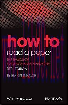 (PDF)How to Read a Paper: The Basics of Evidence-Based Medicine 5th Edition