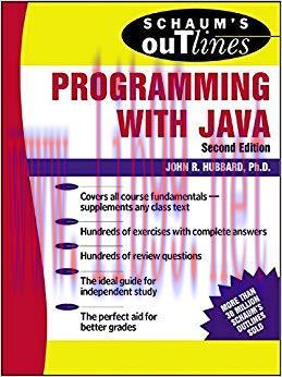 Schaum&rsquo;s Outline of Programming with Java (Schaum&rsquo;s Outline Series) 2nd Edition